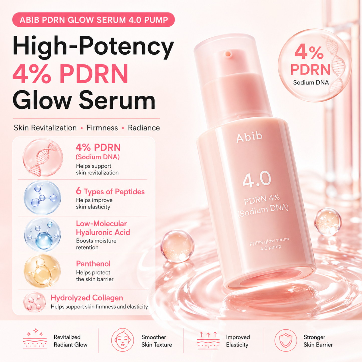 ABIB PDRN Glow Serum 4.0 Pump