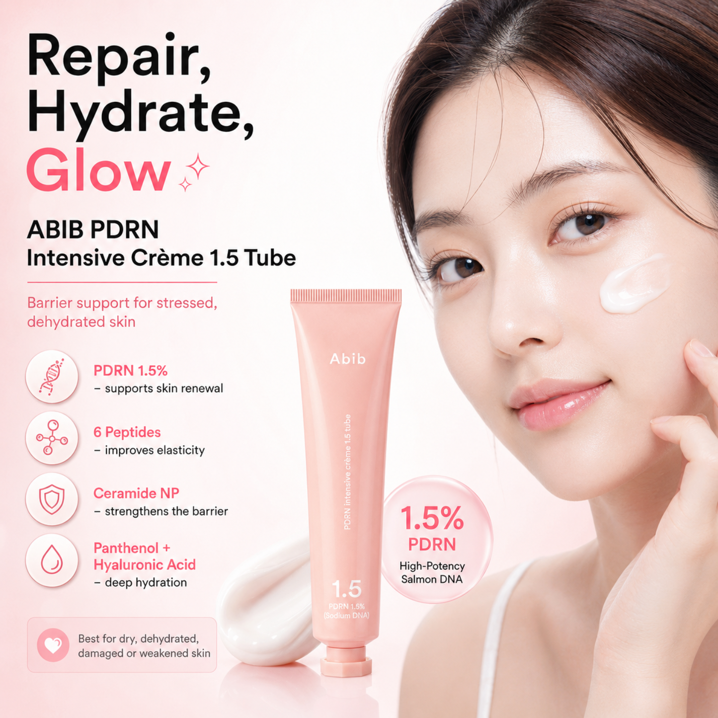 ABIB PDRN Intensive Crème 1.5 Tube 75ml