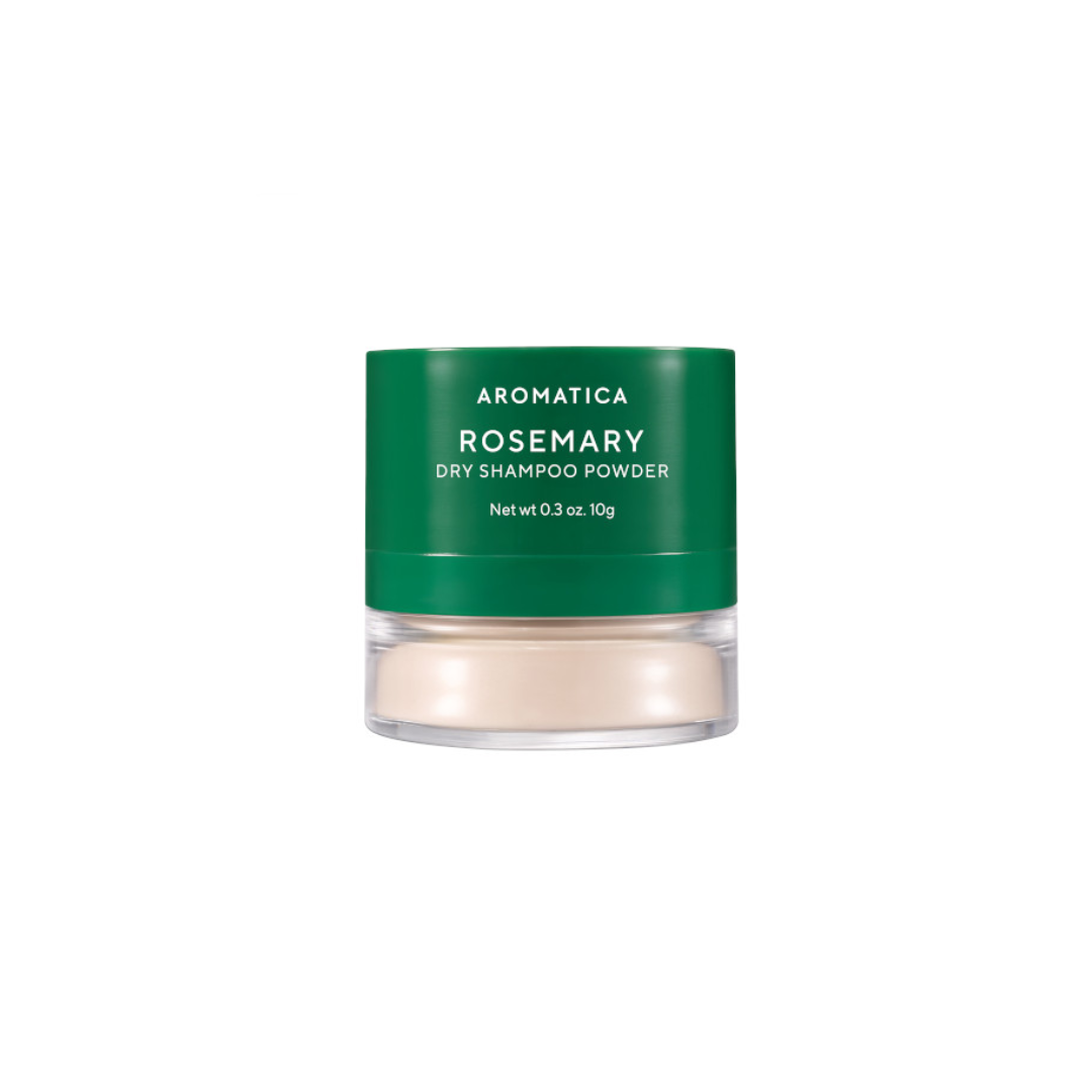 AROMATICA Rosemary Dry Shampoo Powder is a convenient, refreshing powder that absorbs excess oil and refreshes the scalp without the need for water. Infused with 2,000 ppm of Rosemary Leaf Oil and Argan Oil, it helps to nourish the scalp while keeping hair fresh and voluminous. With natural ingredients like Corn and Rice Starch, this dry shampoo provides a lightweight finish, leaving hair clean and free from excess oil. Suitable for all hair types, it’s perfect for on-the-go touch-ups, adding freshness and