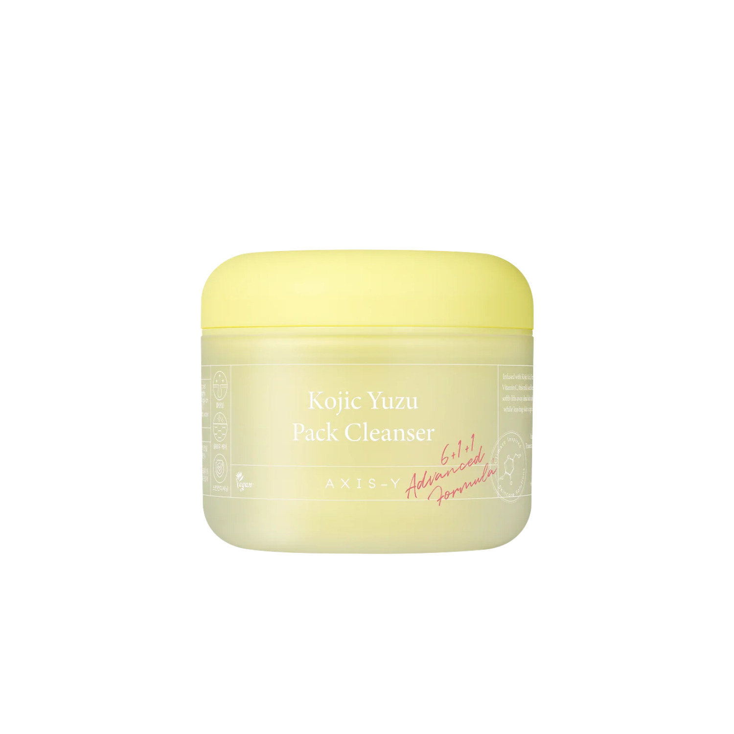 kojic acid & glutathione cleanser AXIS-Y Yuzu Pack - Brightening 2-in-1 Cleanser Mask Dihexa / 10mg __detox Multi Pack:Pack Of 3