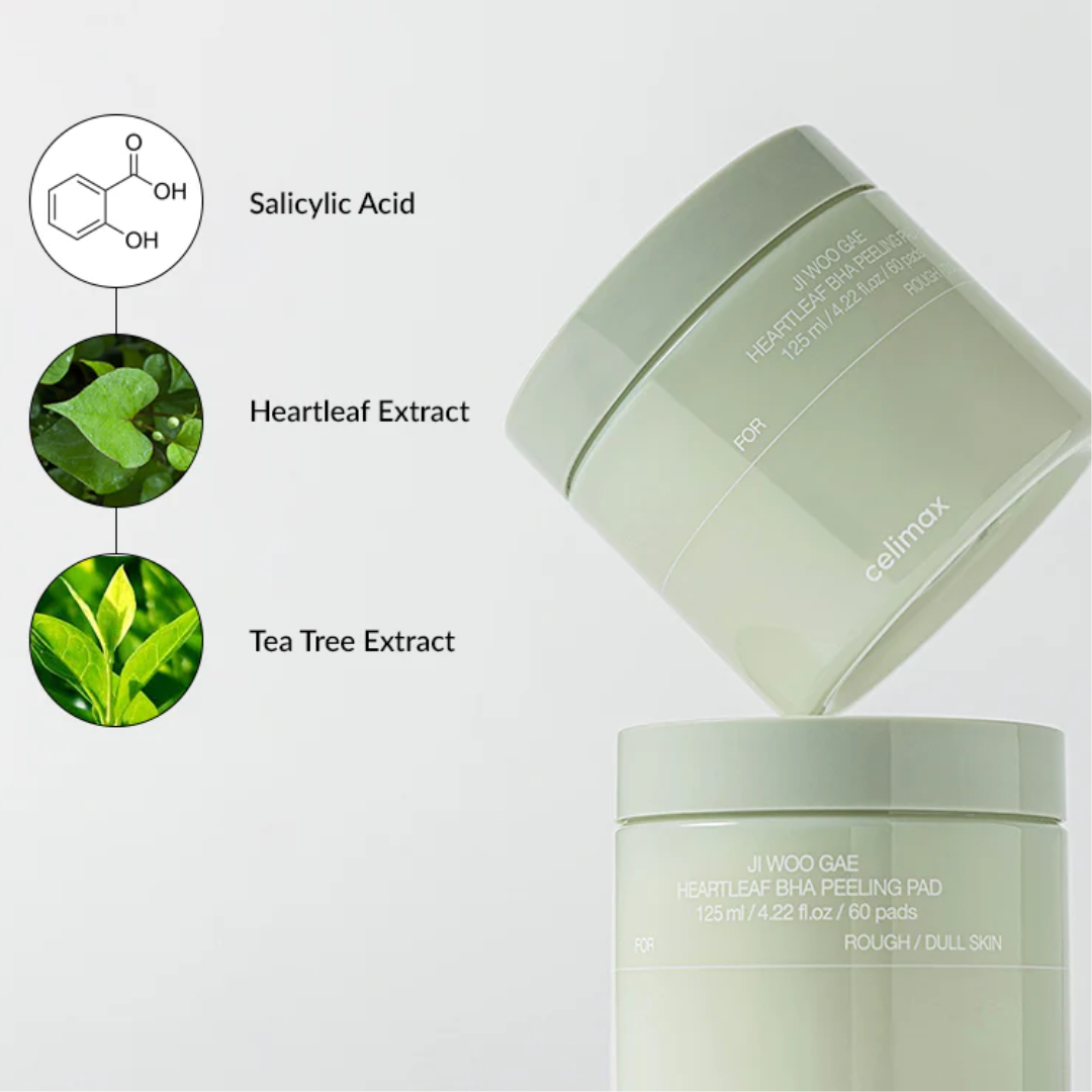 CELIMAX Ji Woo Gae Heartleaf BHA Peeling Pad (60ea)