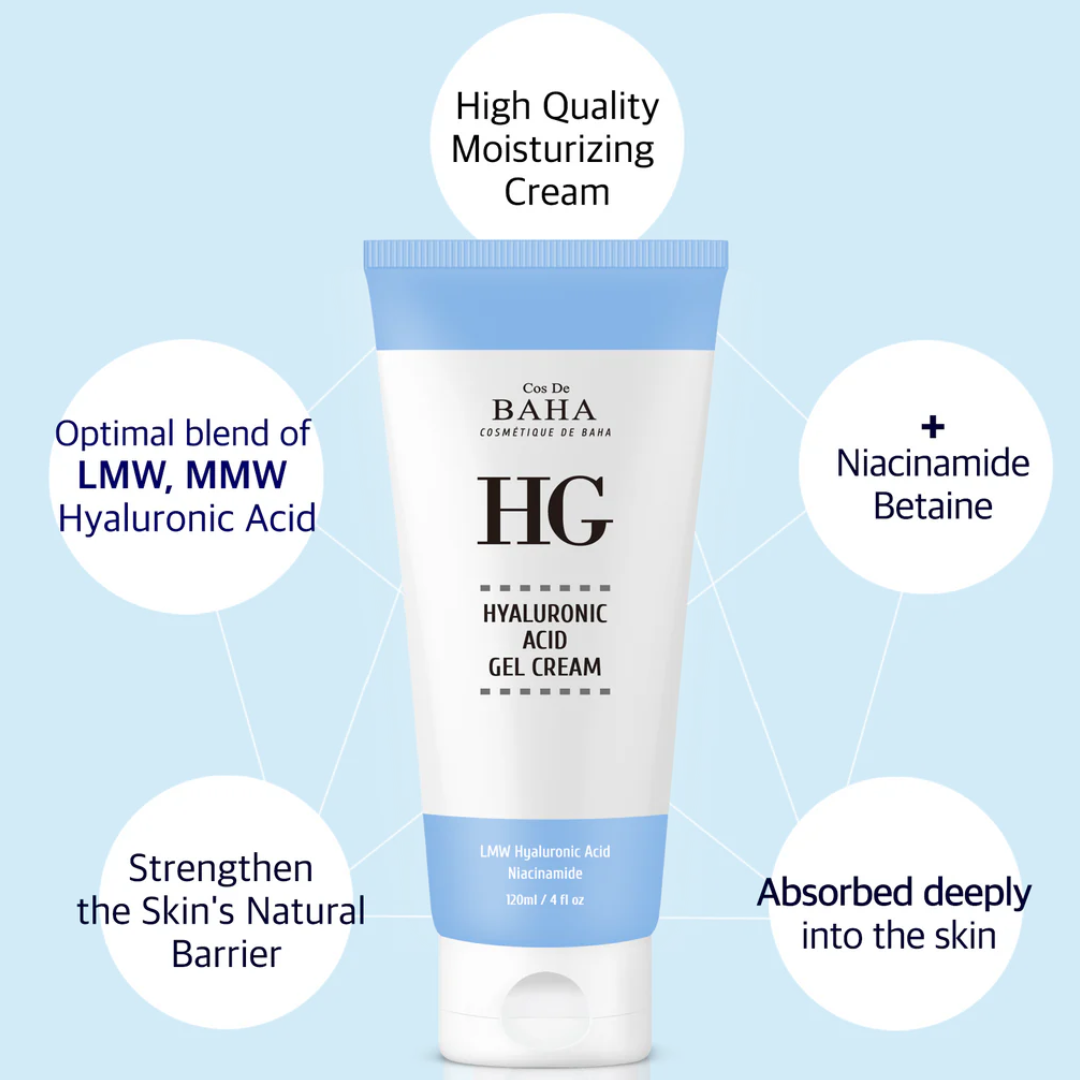 COS DE BAHA (HG) Hyaluronic Acid Gel Cream 120ml