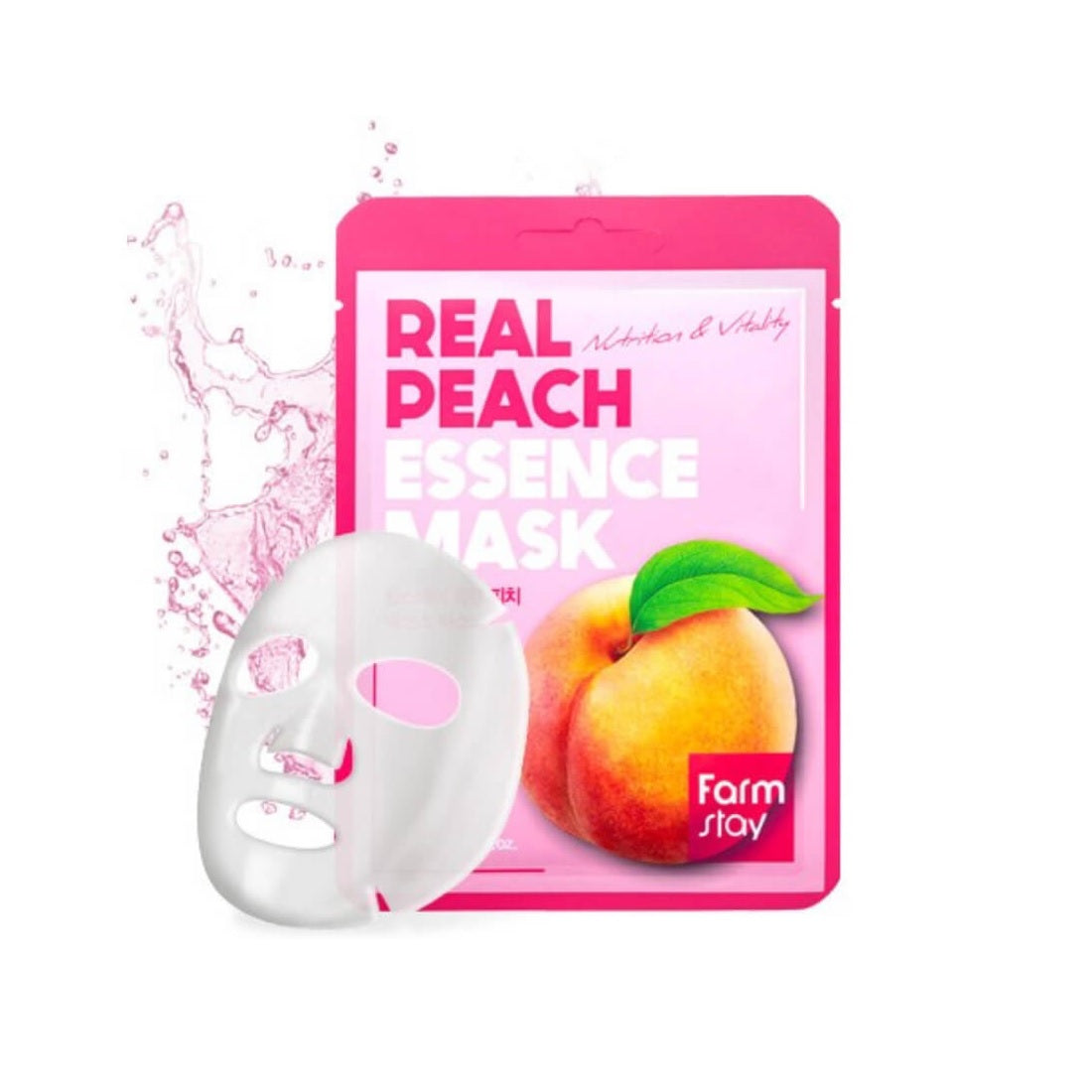 FARM STAY Real Peach Essence Mask is crafted with Peach Fruit Extract, celebrated for its rich vitamins and hydrating properties. This essence mask helps to revitalize and moisturize the skin, leaving it soft and radiant. Sodium Hyaluronate enhances hydration, ensuring your skin retains moisture for a plump, youthful appearance. Ideal for those seeking a refreshing boost to their skincare routine, this mask leaves your complexion looking and feeling rejuvenated.