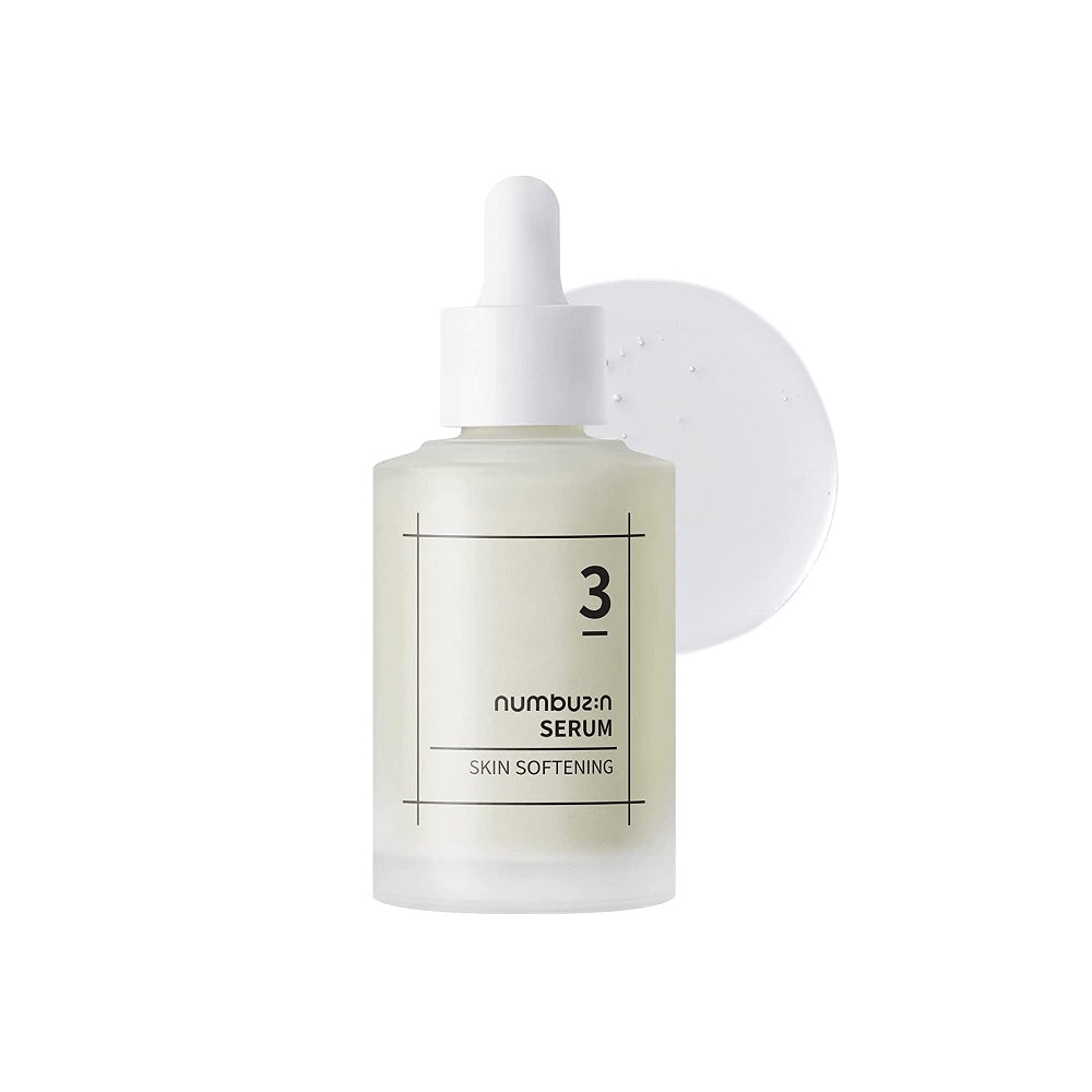 NUMBUZIN No.3 Skin Softening Serum is formulated with 42% Bifida Ferment Lysate and 21% Galactomyces Ferment Filtrate to deeply nourish and soften the skin. Enriched with Niacinamide for brightening and Squalane for hydration, this serum helps improve skin texture, leaving it smooth and radiant. Suitable for all skin types, it provides essential moisture and promotes a healthy complexion.