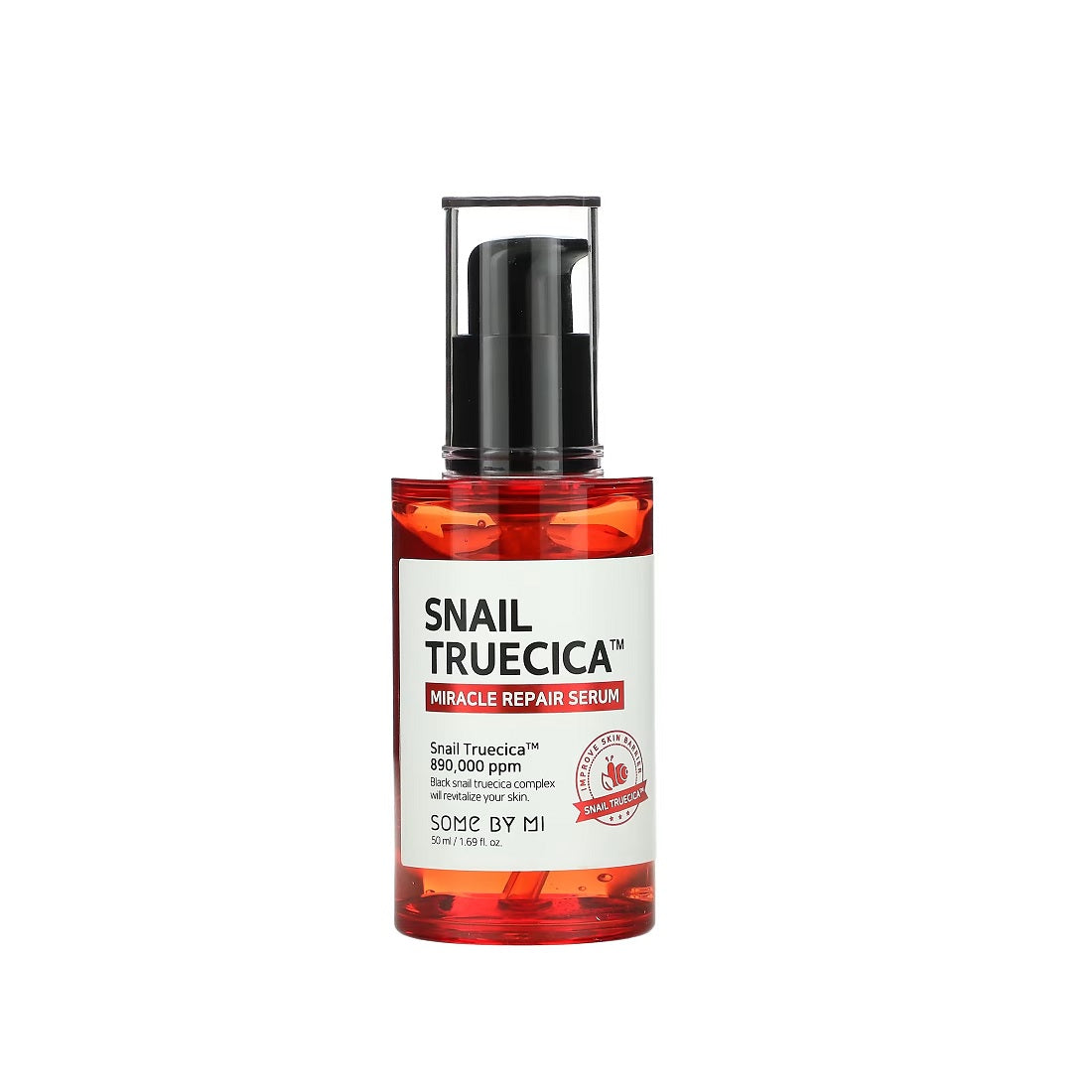 SOME BY MI Snail Truecica Miracle Repair Serum combines Snail Secretion Filtrate and Truecica™ to repair, soothe, and strengthen the skin barrier. Infused with Niacinamide for brightening and Centella Asiatica Extract for calming effects, this serum promotes a smoother and more even complexion. Enriched with botanical extracts like Tea Tree, Sage, and Licorice Root, it helps to reduce irritation and enhance skin vitality. Perfect for those seeking to address scars, uneven texture, and sensitive skin.