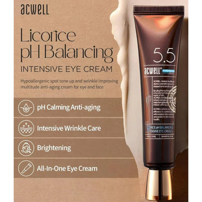 ACWELL Licorice pH Balancing Intensive Eye Cream 