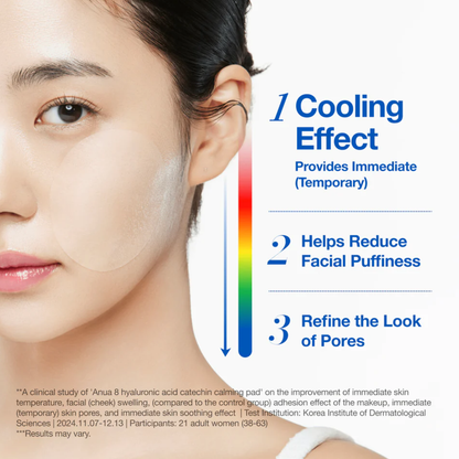 ANUA 8 Hyaluronic Acid Catechin Calming Pad 110ea