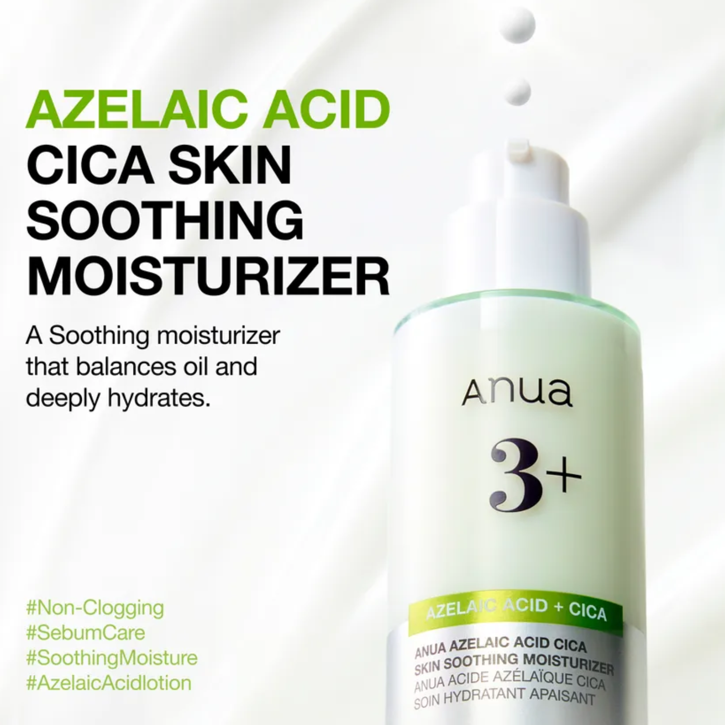 ANUA Azelaic Acid Cica Skin Soothing Moisturizer 100ml