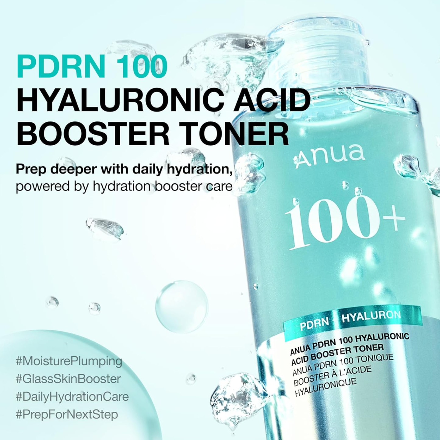 ANUA PDRN 100 Hyaluronic Acid Booster Toner 250ml