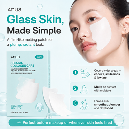 ANUA PDRN Collagen Melting Patch For Glass Skin 4ea
