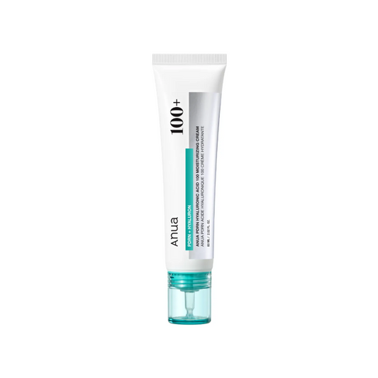 ANUA PDRN Hyaluronic Acid 100 Moisturizing Cream is a nourishing and soothing moisturizer designed to deeply hydrate and improve skin resilience. Infused with Sodium DNA (PDRN), Niacinamide, and a multi-layered Hyaluronic Acid complex, it helps restore moisture, brighten dull skin, and support skin barrier repair. With Squalane, Centella Asiatica Leaf Extract, and Madecassoside, this cream calms irritation while enhancing skin elasticity. Ideal for dry, sensitive, or tired skin in need of revitalization.