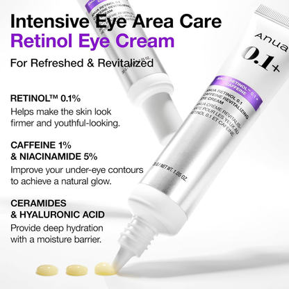 ANUA Retinol 0.1 Caffeine Revitalizing Eye Cream 30g