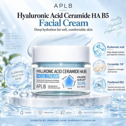 APLB Hyaluronic Acid Ceramide HA B5 Facial Cream