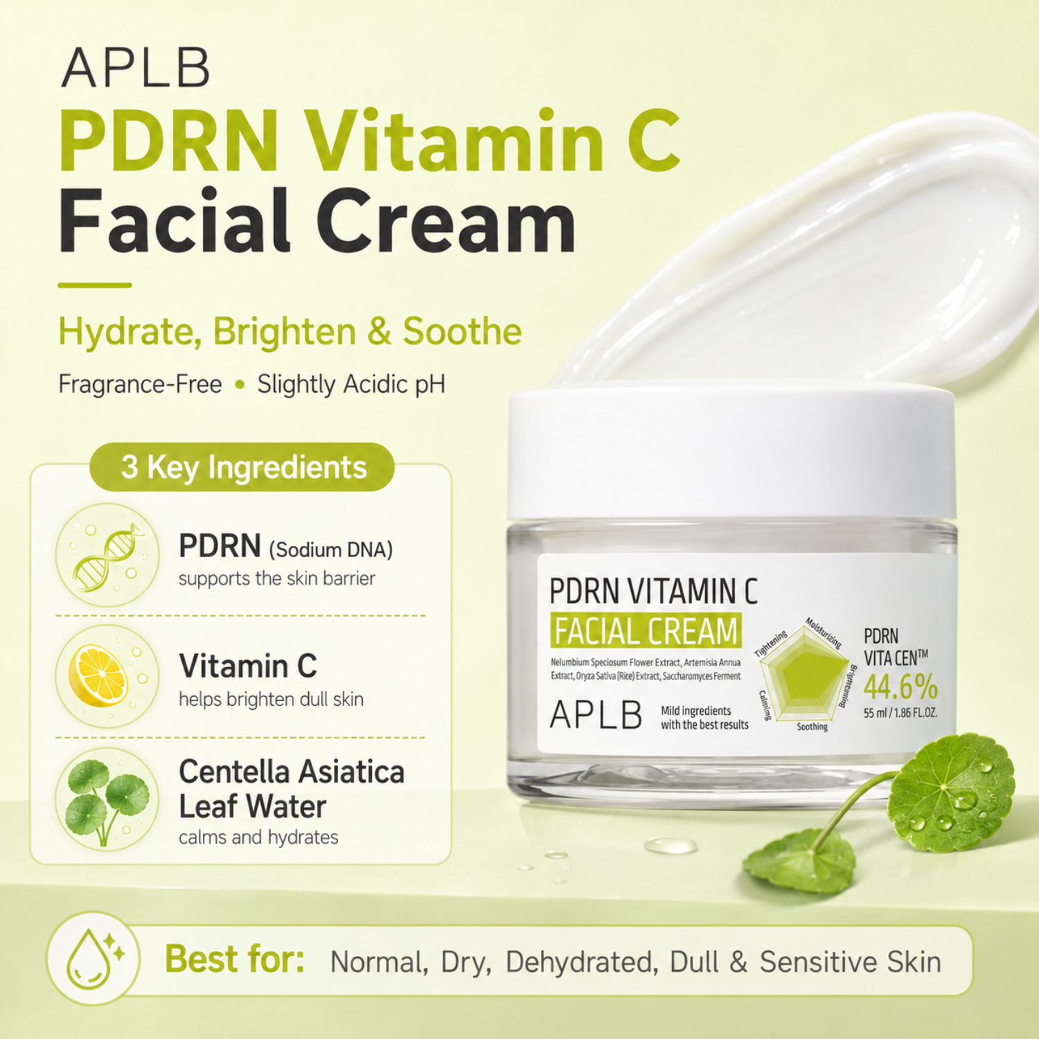 APLB PDRN Vitamin C Facial Cream 