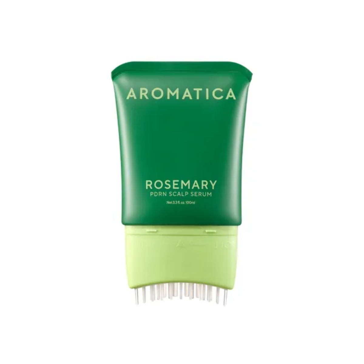 AROMATICA Rosemary PDRN Scalp Serum is a refreshing scalp treatment designed to support a healthy scalp environment and fuller, denser-looking hair. Formulated with Rosemary Leaf Extract, Sodium DNA (PDRN), Biotin, and Caffeine, it helps nourish and revitalize the scalp while supporting the hair roots. Salicylic Acid helps remove excess buildup and keep the scalp feeling clean, while Panthenol, Ceramide NP, and Phytosphingosine help moisturize and support the scalp barrier. The specialized brush applicator 