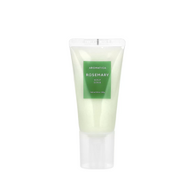 Load image into Gallery viewer, AROMATICA Rosemary Scalp Scrub is a refreshing exfoliating treatment designed to deeply cleanse and revitalize the scalp. Formulated with Sea Salt and Rosemary Leaf Extract, it effectively removes excess oil, impurities, and buildup, leaving your scalp feeling refreshed and purified. Enriched with Ginger Root Extract, Caffeine, and Salicylic Acid, this scrub helps to soothe irritation, promote healthy hair growth, and exfoliate dead skin cells. The addition of nourishing ingredients like Moringa Seed Oil an