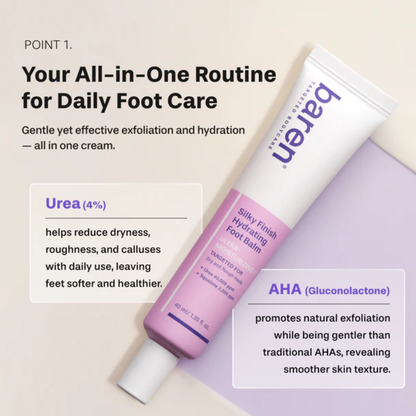 BAREN Silky Finish Hydrating Foot Balm 40ml