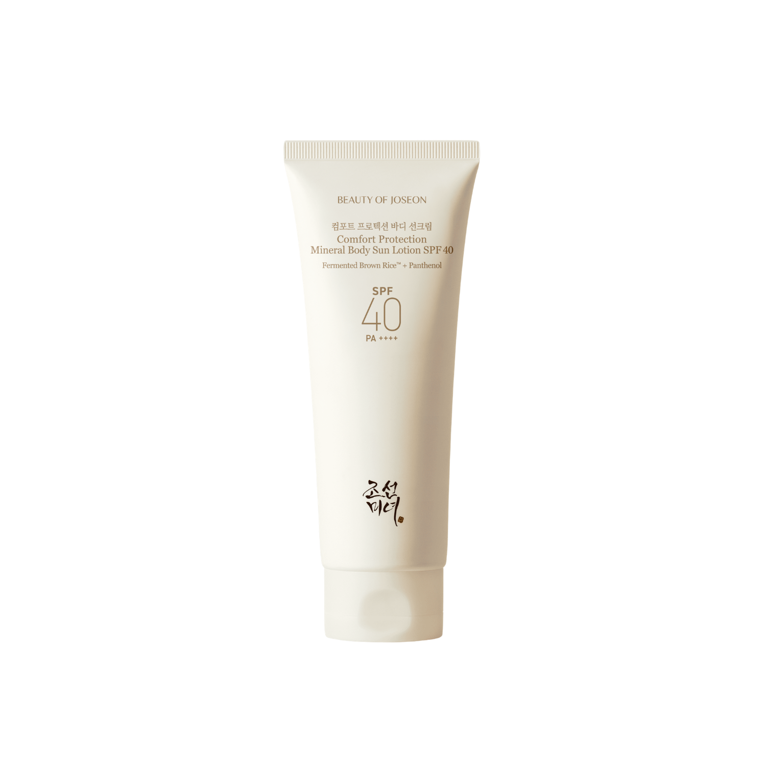 BEAUTY OF JOSEON Comfort Protection Mineral Body Sun Lotion is a lightweight SPF 40 PA++++ mineral sunscreen for the body that helps protect skin from harmful UV rays while keeping it comfortable and hydrated. Formulated with Zinc Oxide for mineral UV protection, Fermented Rice to help nourish and refresh, and Panthenol to soothe and support the skin barrier. The smooth lotion texture absorbs easily without feeling overly heavy. Suitable for&nbsp;normal, dry, sensitive, and dehydrated skin.