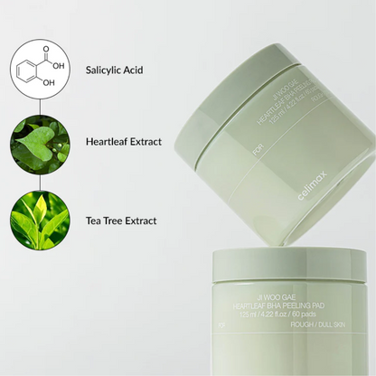 CELIMAX Ji Woo Gae Heartleaf BHA Peeling Pad (60ea)