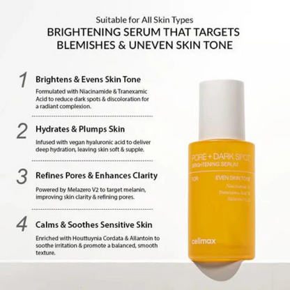 CELIMAX Pore + Dark Spot Brightening Serum 30ml
