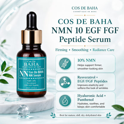 COS DE BAHA (NN) NMN 10 EGF FGF Peptide Serum 30ml
