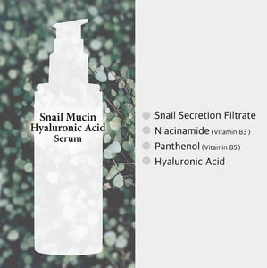 COS DE BAHA (SH) Snail Mucin Hyaluronic Acid Serum 120ml