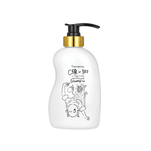 ELIZAVECCA CER-100 Collagen Coating Hair A+ Muscle Shampoo is a nourishing shampoo that helps strengthen, repair, and protect damaged hair. Formulated with Hydrolyzed Collagen, Keratin, and Ceramide NP, it boosts moisture, improves elasticity, and smooths hair texture. Enriched with botanical extracts and proteins, it gently cleanses while supporting a healthier scalp and softer, more resilient hair. Ideal for dry, weak, or treated hair in need of restoration and shine.