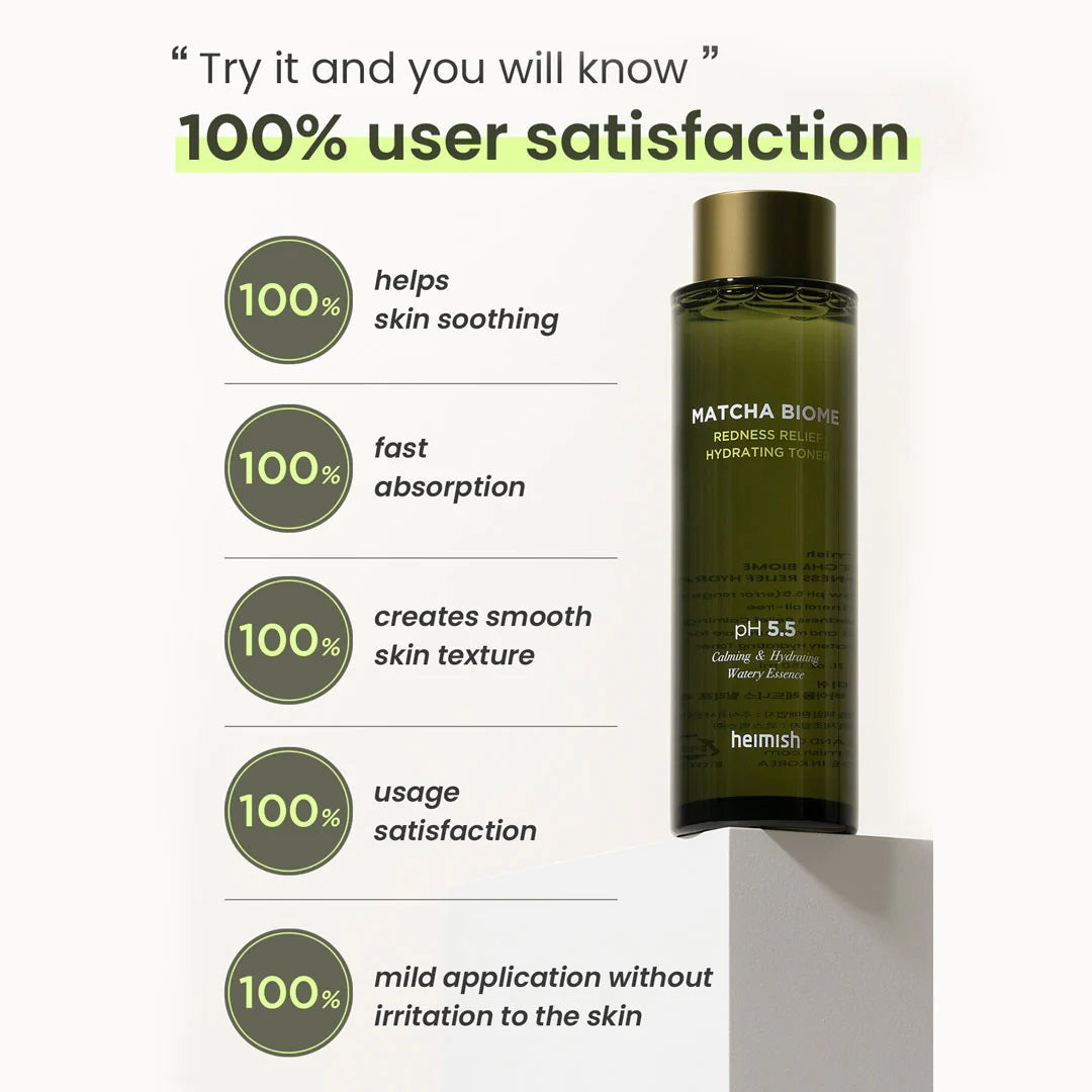 HEIMISH Matcha Biome Redness Relief Hydrating Toner