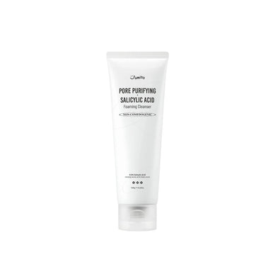 JUMISO Pore Purifying Salicylic Acid Foaming Cleanser is a gentle yet effective cleanser designed to deeply cleanse pores and reduce breakouts. Formulated with Salicylic Acid, it helps to exfoliate and purify the skin, targeting blackheads and excess oil. The addition of Coptis Japonica Root Extract and Hippophae Rhamnoides Extract provides soothing and antioxidant benefits, while Ascorbic Acid brightens the complexion. This foaming cleanser leaves your skin feeling refreshed, clean, and balanced.