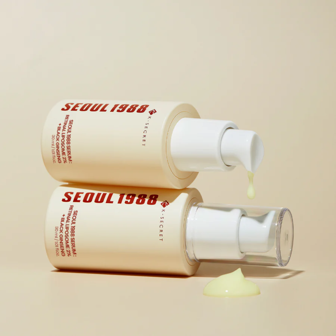 KSECRET SEOUL 1988 Serum : Retinal Liposome 2% + Black Ginseng 30ml