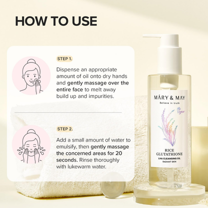 MARY & MAY Rice Glutathione LHA Cleansing Oil 200ml