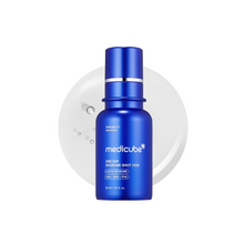 Load image into Gallery viewer, MEDICUBE One Day Exosome Shot Pore Ampoule 7500 is a powerful serum designed to deeply cleanse pores, firm the skin, and boost hydration levels. Infused with 7,500ppm of exosomes, Panthenol, and Adenosine, it promotes skin elasticity and provides intense hydration for a smoother, more radiant complexion.