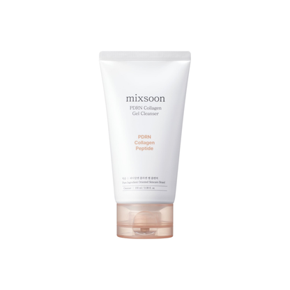 MIXSOON PDRN Collagen Gel Cleanser is a face gel cleanser designed to remove impurities while helping keep the skin hydrated and comfortable. Formulated with rice-derived PDRN, Collagen Extract, Peptides, Rice Extract, Fermented Soybean Extract, and multiple forms of Hyaluronic Acid, it helps support the skin barrier, improve the look of elasticity, and leave skin feeling soft, fresh, and moisturized. The watery gel texture creates a rich foam for an effective cleanse without a heavy finish. Suitable for&nb