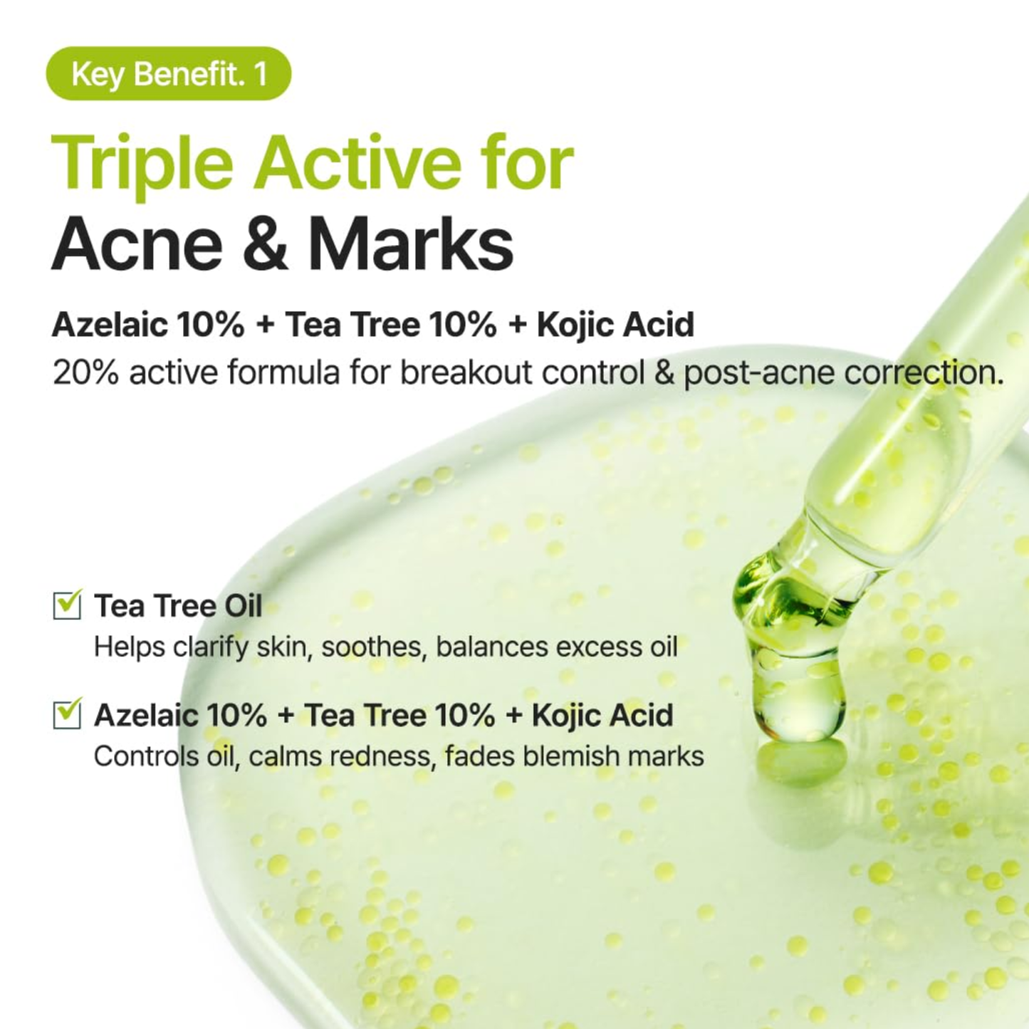 PURITO SEOUL Azelaic Acid 10 Kojic Tea Tree Serum 30ml