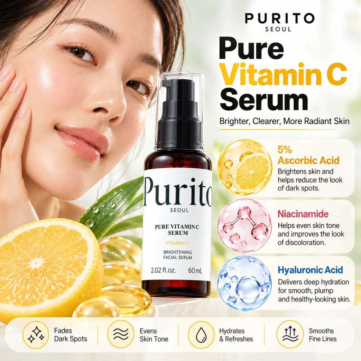 PURITO SEOUL Pure Vitamin C Serum 60ml