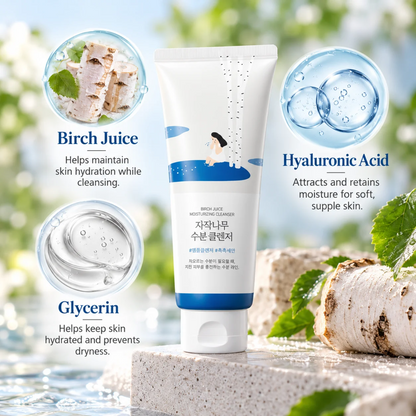 ROUND LAB Birch Juice Moisturizing Cleanser 