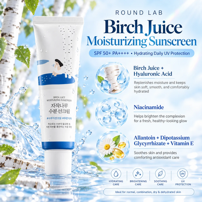 ROUND LAB Birch Juice Moisturizing Sunscreen 50ml