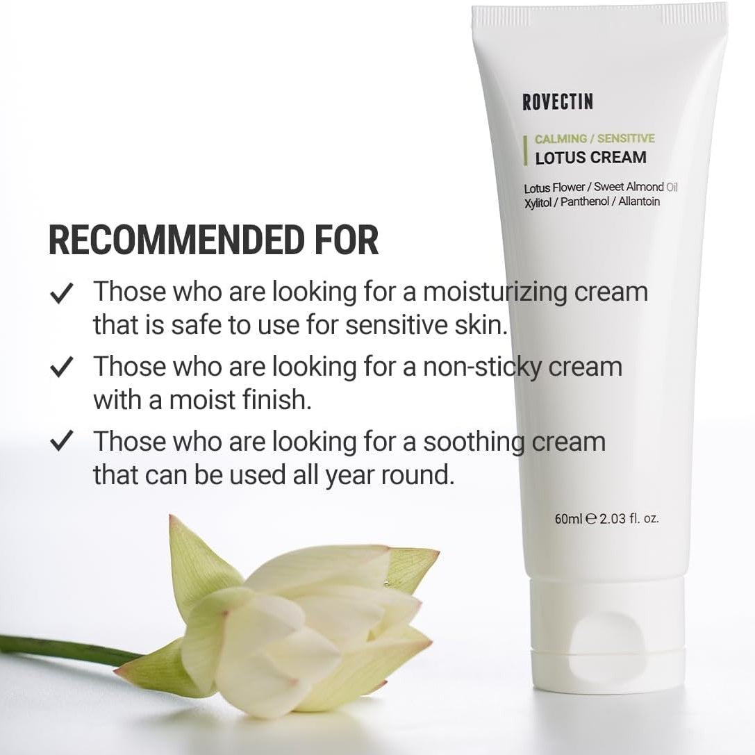 ROVECTIN Calming Sensitive Lotus Cream 60ml