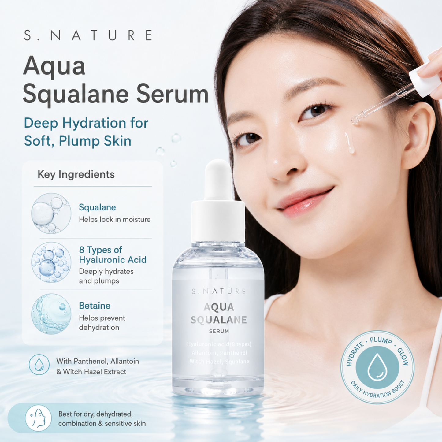 S. NATURE Aqua Squalane Serum 50ml