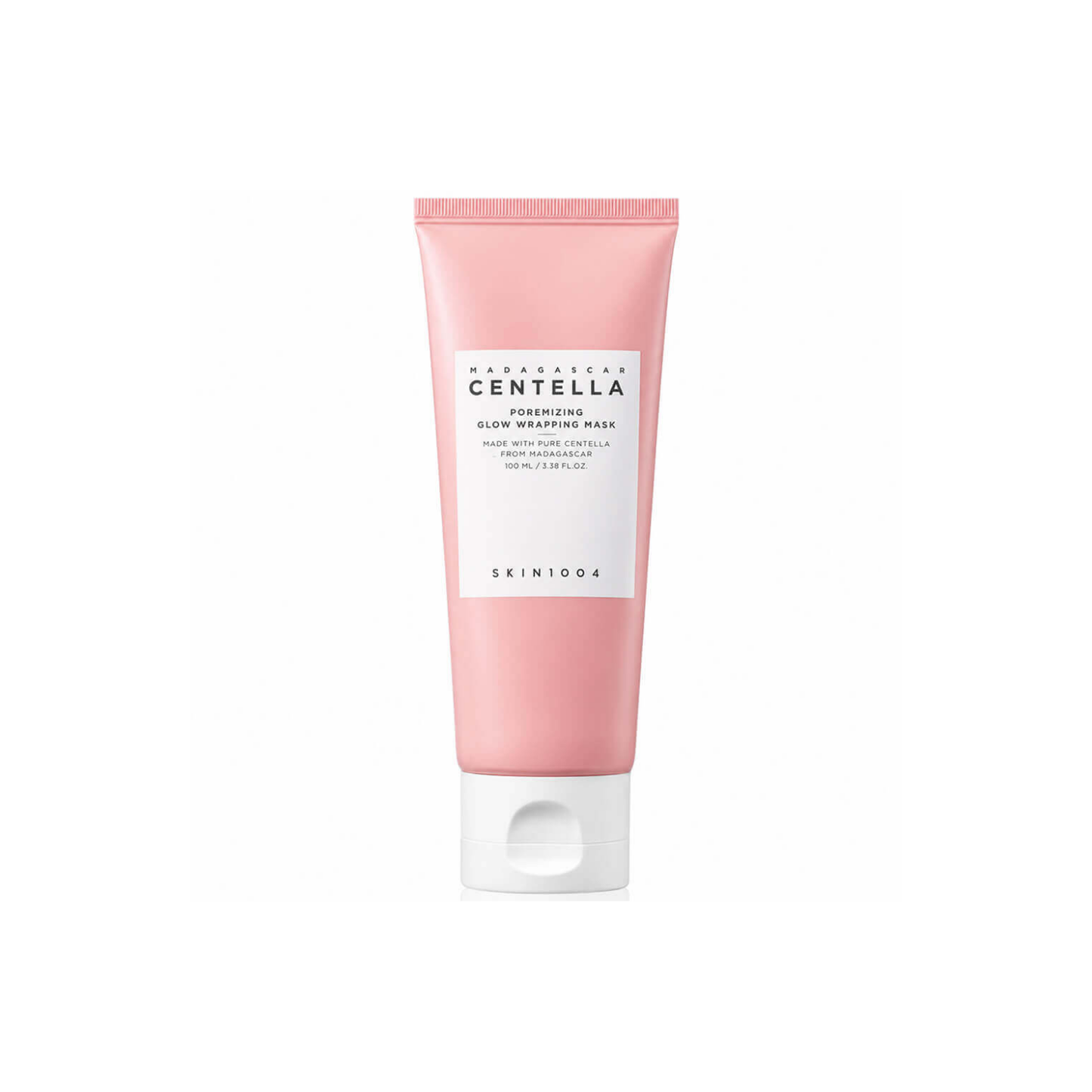 SKIN1004 Madagascar Centella Poremizing Glow Wrapping Mask is a Korean peel-off wrapping mask designed to refine the look of pores, improve firmness, and leave skin smooth and glowing. Formulated with Centella Asiatica, Hydrolyzed Extensin, Himalayan Pink Salt, Rose PDRN, Hyaluronic Acid, and Ceramide NP, it helps clarify pores, support elasticity, and provide deep hydration for a plump, refreshed finish. Skin irritation tested.