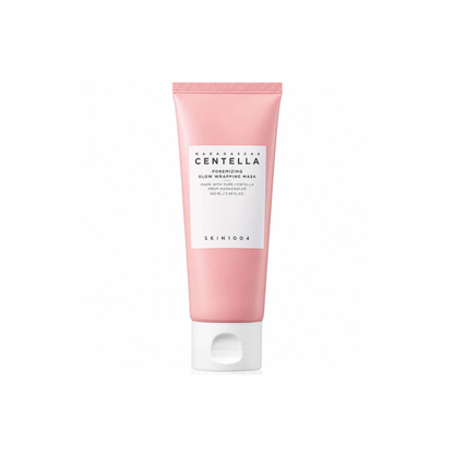 SKIN1004 Madagascar Centella Poremizing Glow Wrapping Mask is a Korean peel-off wrapping mask designed to refine the look of pores, improve firmness, and leave skin smooth and glowing. Formulated with Centella Asiatica, Hydrolyzed Extensin, Himalayan Pink Salt, Rose PDRN, Hyaluronic Acid, and Ceramide NP, it helps clarify pores, support elasticity, and provide deep hydration for a plump, refreshed finish. Skin irritation tested.