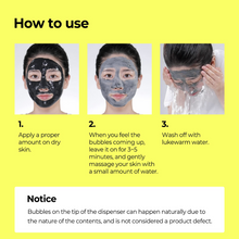 Load image into Gallery viewer, SOME BY MI Charcoal BHA Pore Clay Bubble Mask 120g