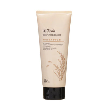 THE FACE SHOP Rice Water Bright Rice Bran Facial Foaming Cleanser 150ml
