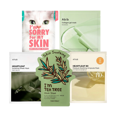 ELIKO GLOW Soothing Sheet Mask Set