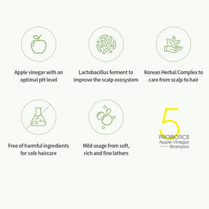 MASIL 5 Probiotics Apple Vinegar Shampoo