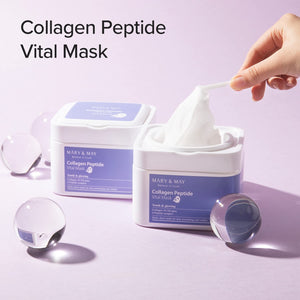 MARY & MAY Collagen Peptide Vital Mask (30ea)