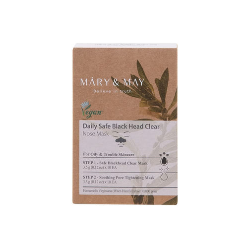 MARY & MAY Daily Safe Blackhead Clear Nose Pack Set