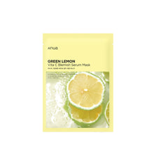 Load image into Gallery viewer, ANUA Green Lemon Vita C Blemish Serum Mask