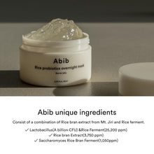 Load image into Gallery viewer, ABIB Rice Probiotics Overnight Mask Barrier Jelly 80ml
