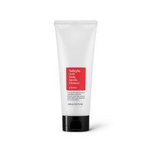Load image into Gallery viewer, COSRX Salicylic Acid Daily Gentle Cleanser is a soothing and clarifying facial cleanser that targets blemishes and impurities. Infused with Salicylic Acid and Tea Tree Oil, it deeply cleanses the pores and reduces acne, while Willow Bark Water calms the skin. Perfect for daily use to achieve a clearer and healthier complexion